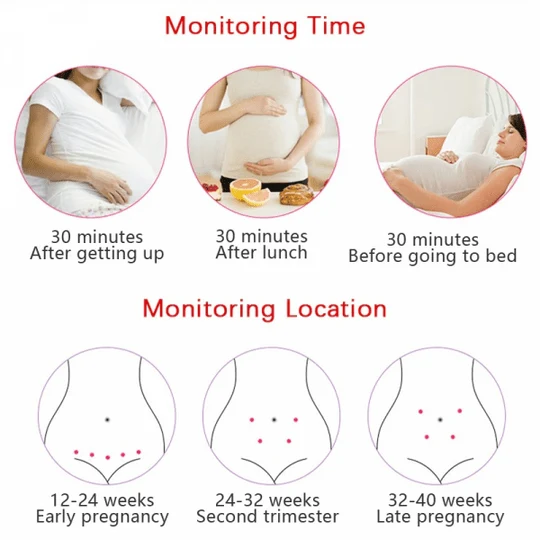 MamiBeat – Kompaktes Babyherz-Messgerät mit Digitalem Bildschirm für Präzise Kontrolle