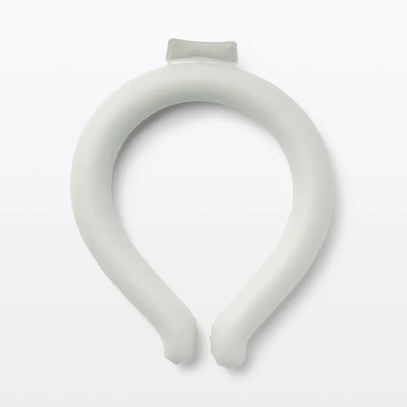 Muji Gray Neck Cooler Medium Size 14x16 cm Inner Circumference 34 cm