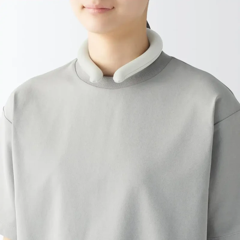 Muji Gray Neck Cooler Medium Size 14x16 cm Inner Circumference 34 cm