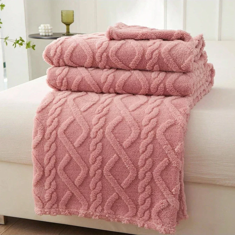 Flauschige Coral Decke Für Sofa & Bett | Leicht, Weich & Vielseitig