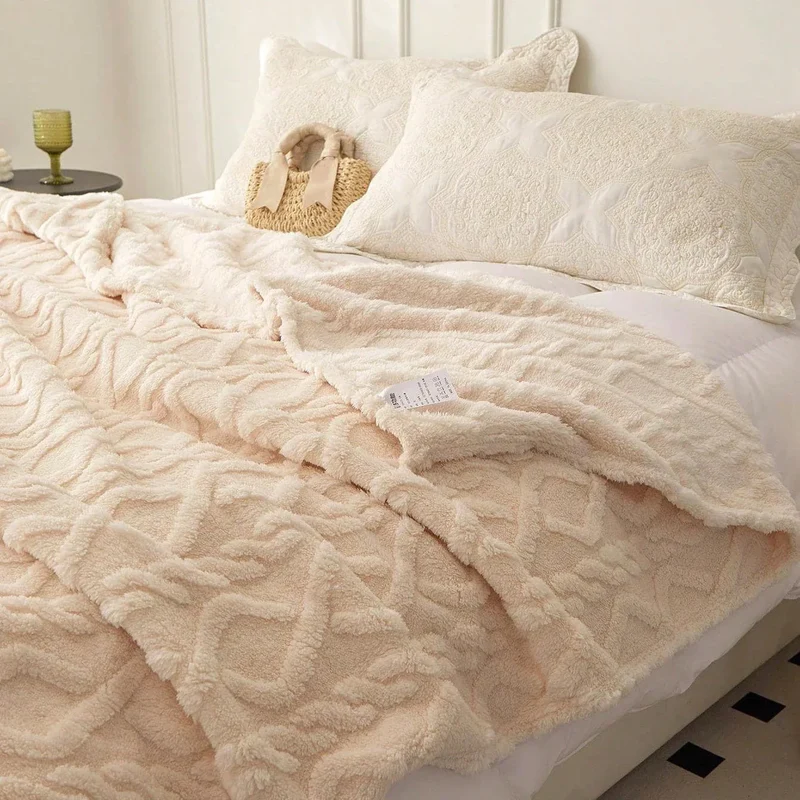 Flauschige Coral Decke Für Sofa & Bett | Leicht, Weich & Vielseitig