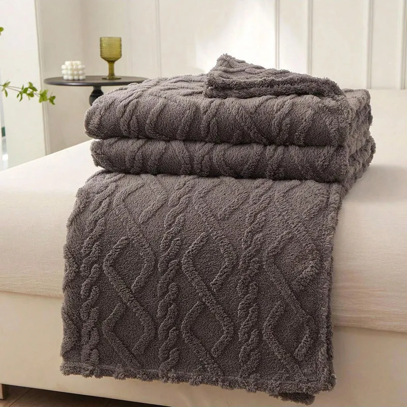Flauschige Coral Decke Für Sofa & Bett | Leicht, Weich & Vielseitig