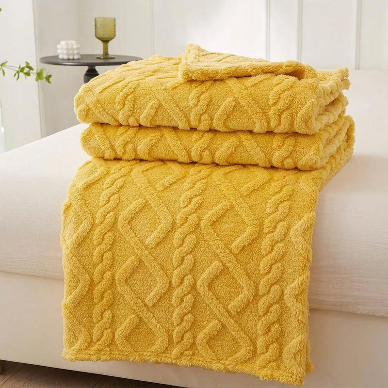 Flauschige Coral Decke Für Sofa & Bett | Leicht, Weich & Vielseitig