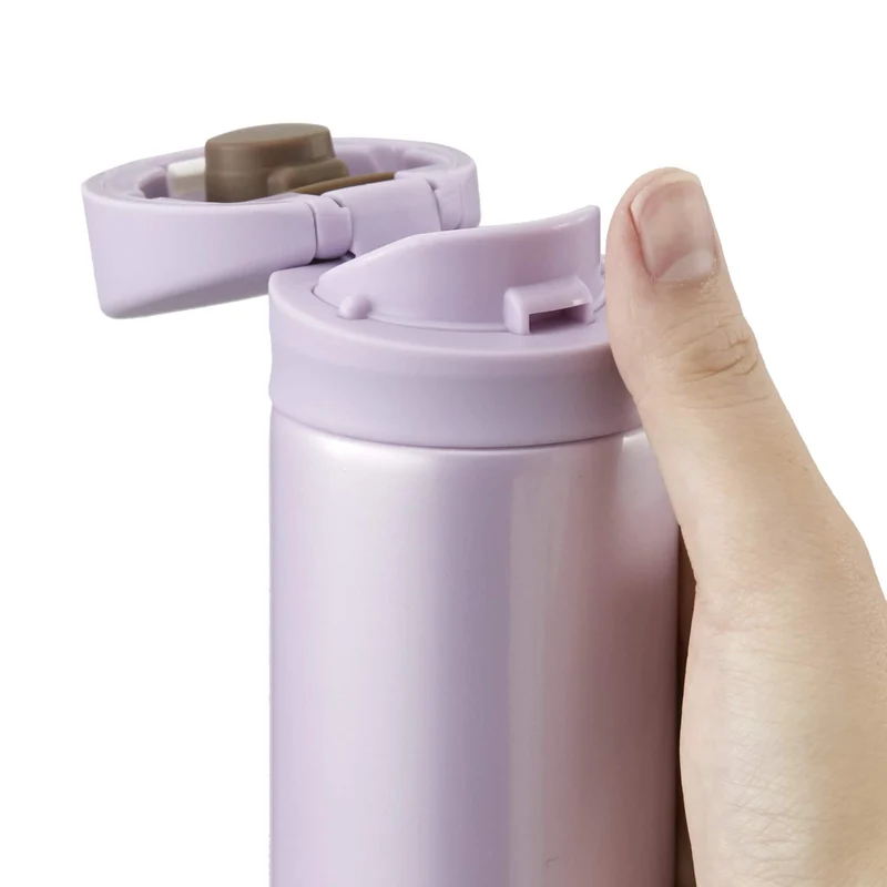 Tiger 300ml Thermos Water Bottle Hot/Cold 6hrs Tumbler Use Daisy Pink