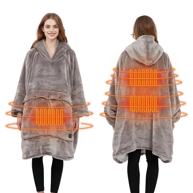 CozyHood - Wärmender Strick-Hoodie für faule Männer