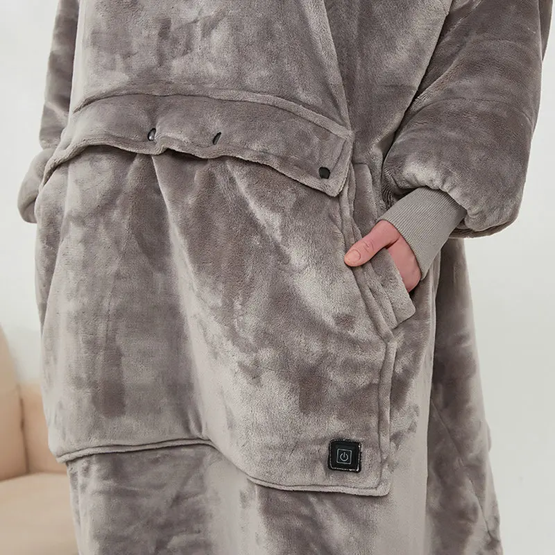 CozyHood - Wärmender Strick-Hoodie für faule Männer