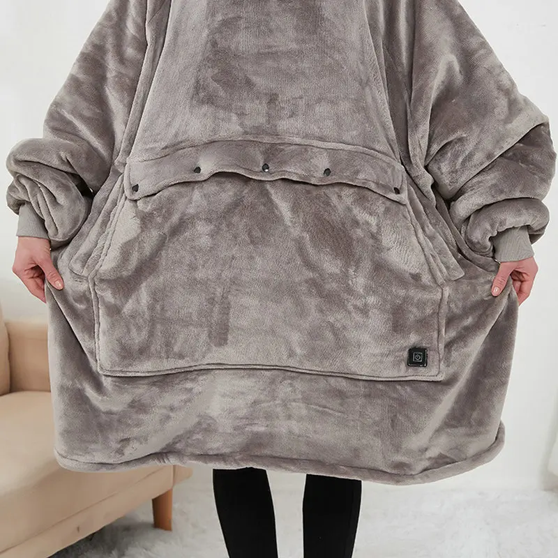 CozyHood - Wärmender Strick-Hoodie für faule Männer