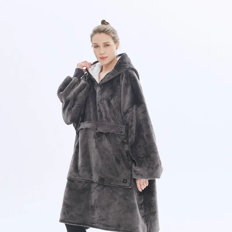 CozyHood - Wärmender Strick-Hoodie für faule Männer