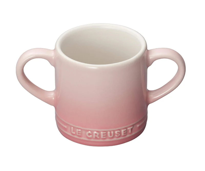 Le Creuset Milky Pink Baby Mug for Baby Showers and First Meals Japan Edition