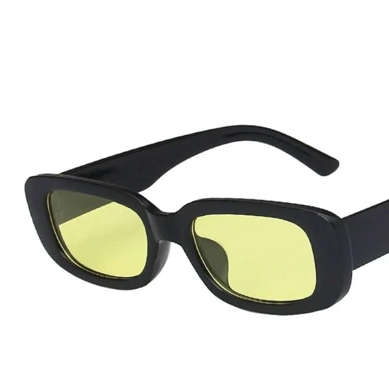 Altmodischer Schatten – Rechteckige Damen-Sonnenbrille Im Retro-Stil Mit UV400-Schutz