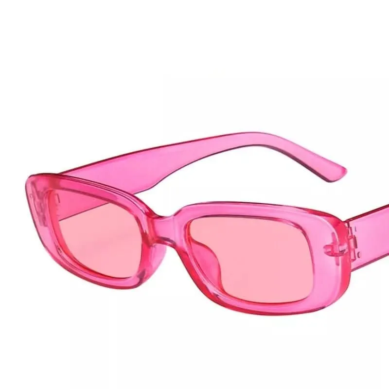 Altmodischer Schatten – Rechteckige Damen-Sonnenbrille Im Retro-Stil Mit UV400-Schutz
