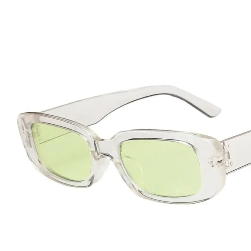 Altmodischer Schatten – Rechteckige Damen-Sonnenbrille Im Retro-Stil Mit UV400-Schutz