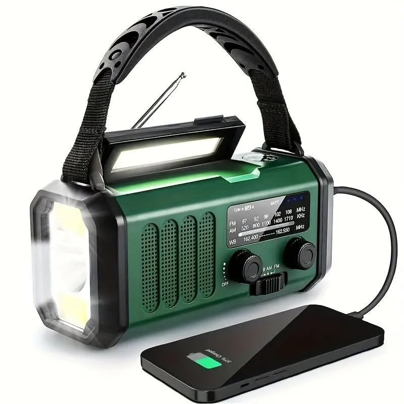 EcoPower Radiogerät – Notfallradio Mit Solar, Taschenlampe Und USB-Ladefunktion