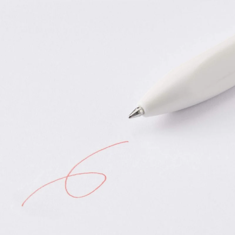 Muji Ryohin Japan Triangle 2 Color Ballpoint Pen 0.7Mm 0.5Mm Oil Based