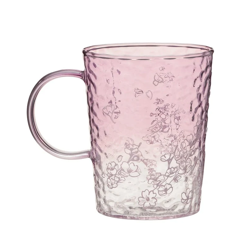 Starbucks Sakura2025 Pink 355Ml Heat-Resistant Cherry Blossom Glass Mug