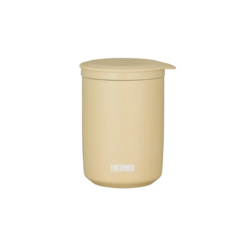 Thermos Vacuum Insulated 500ml Tea Tumbler with Strainer Sand Beige