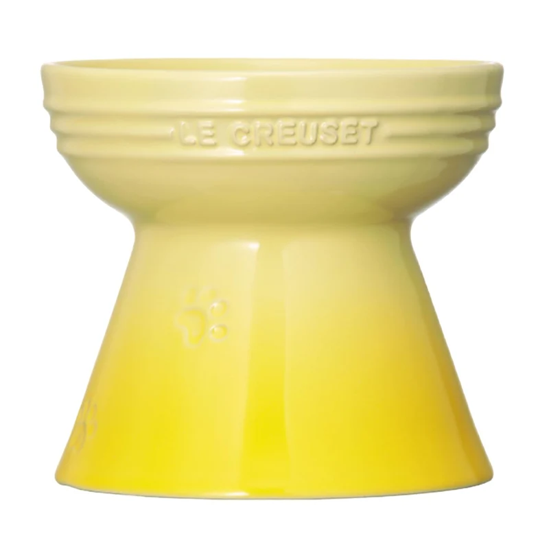 Le Creuset Soleil Pet Bowl for Dogs and Cats Stain Resistant Microwave Safe