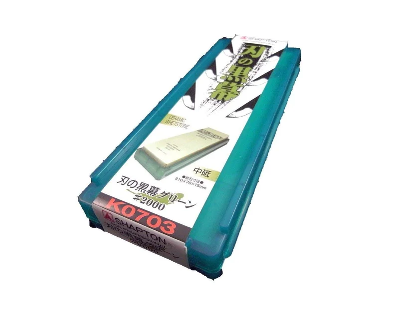 Shapton Kuromaku Japan Ceramic Whetstone Green Grit 2000