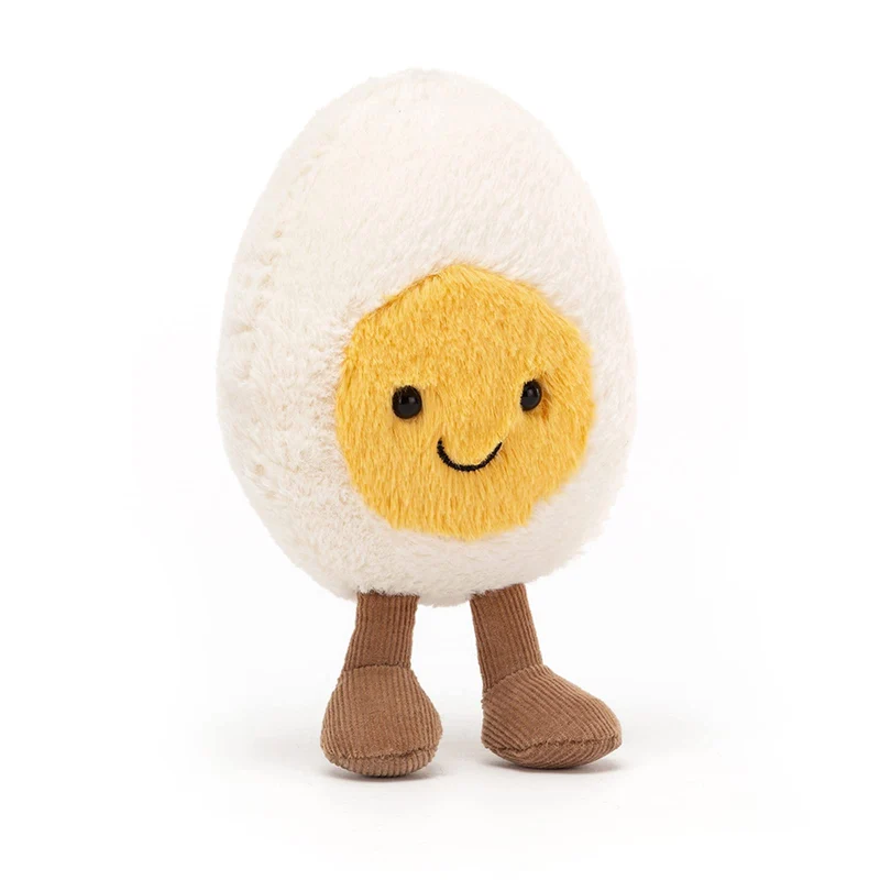 Jelly Cat Boiled Egg Plush Toy Parallel Import Soft Cuddly Stuffed Animal