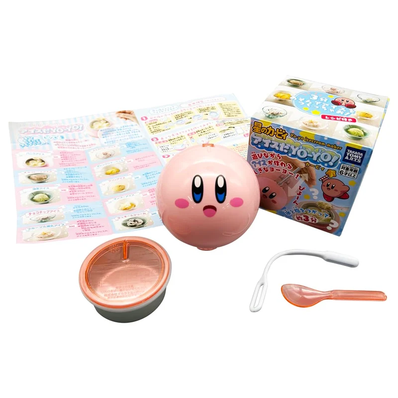 Takaratomy Arts Ice Cream Yo-Yo Kirby Maker with 10 Easy Recipes