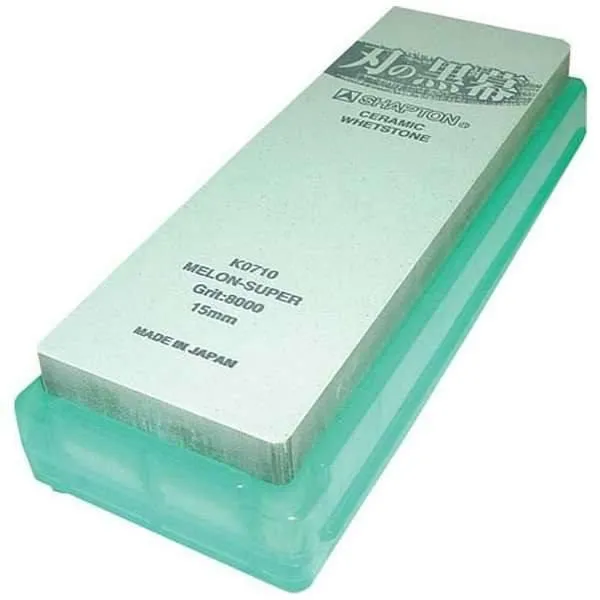 Shapton Kuromaku Japanese Ceramic Whetstone Grit 8000 Melon