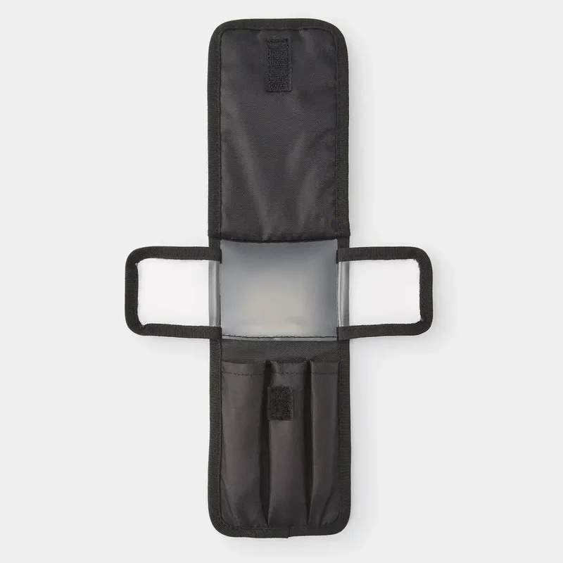 Muji Black Nylon Makeup Brush Pouch 8.5x0.5x19cm 83525446