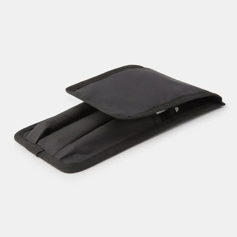 Muji Black Nylon Makeup Brush Pouch 8.5x0.5x19cm 83525446