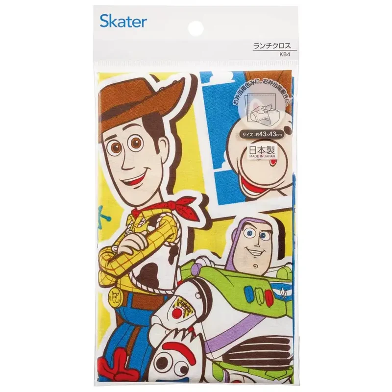 Skater Kids Toy Story Lunch Box and Cloth Set 43x43cm