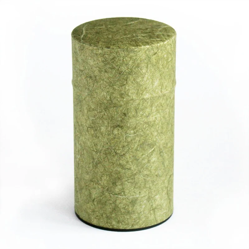 Yamaco Large Green Tea Canister 81325 Pokkan Style Storage Container