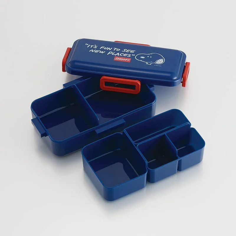Skater Bento Box Shokado Snoopy Navy 830mL Antibacterial Large Capacity L