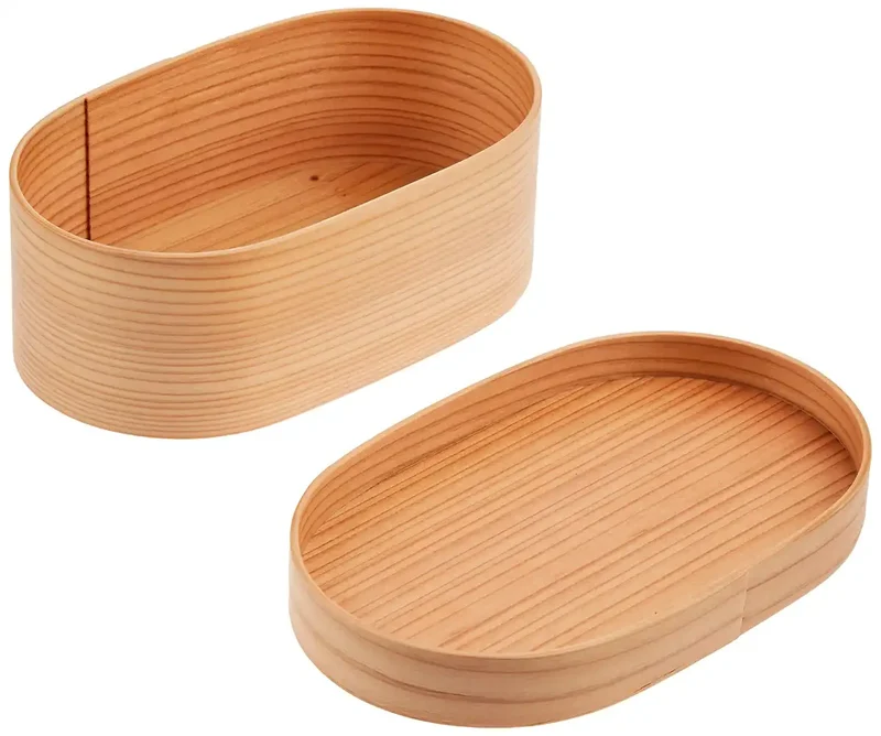 Yamaco Japanese Bento Box Oval Design