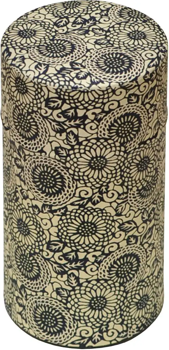 Yamaco Pop-Kan Chrysanthemum Tea Canister L 7.5 x 14.2 cm 79195