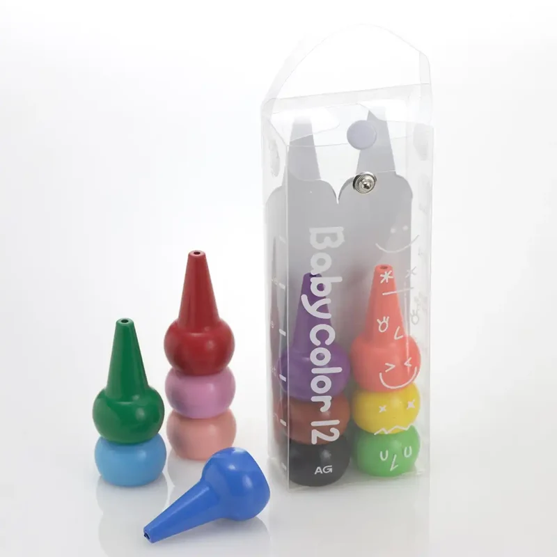Ranks Japan Baby Color Crayons Sweet Set of 6 Vibrant Colors for Kids