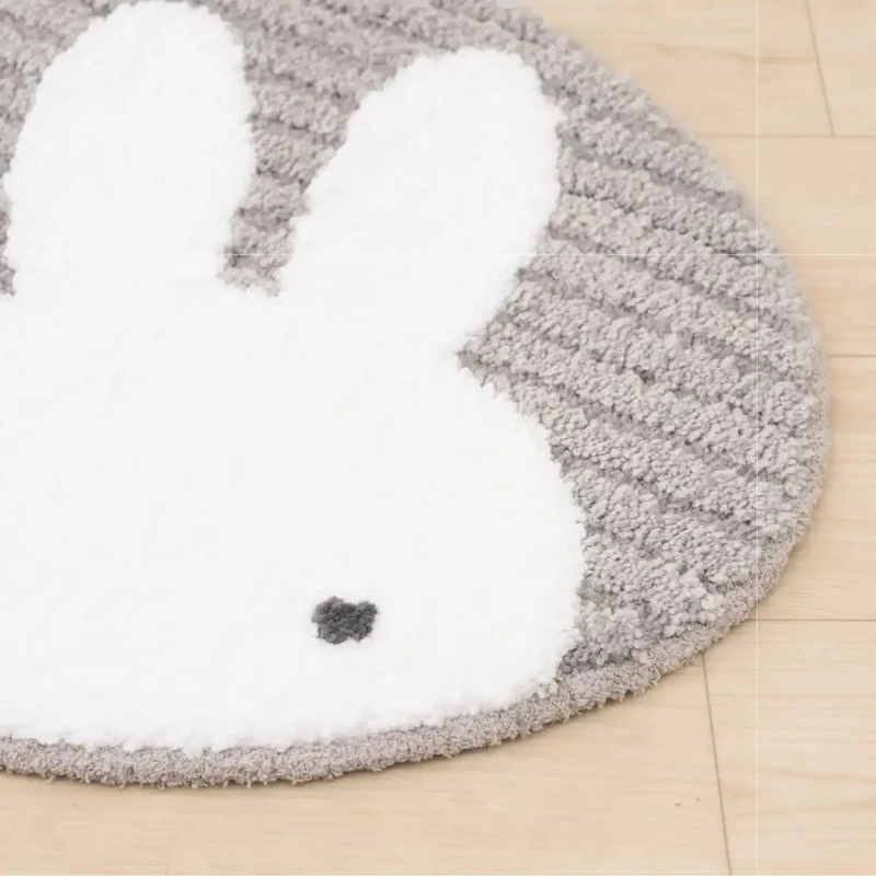 Senko Miffy Rug 43x60cm Gray Character Prima Accent Mat 72663