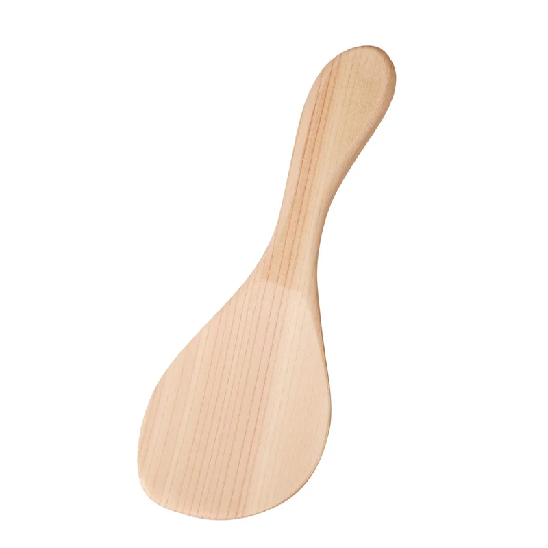 Yamaco Temahima Kobo Cypress Rice Scoop Medium Easy Hold Japan Made