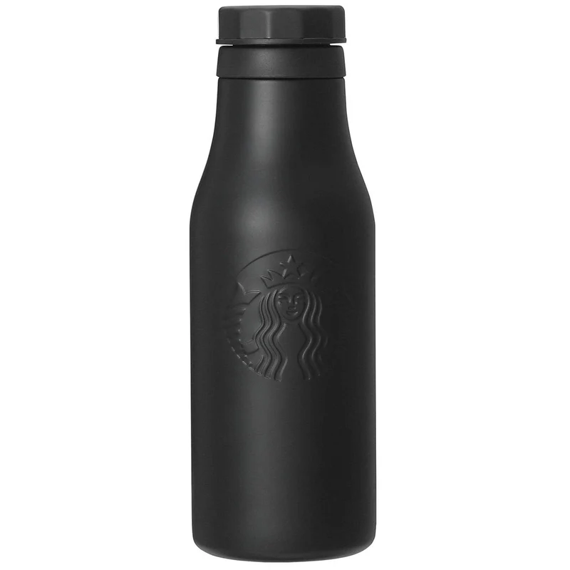 Starbucks Stainless Steel Bottle 473ml Matte Black White Vacuum Tumbler