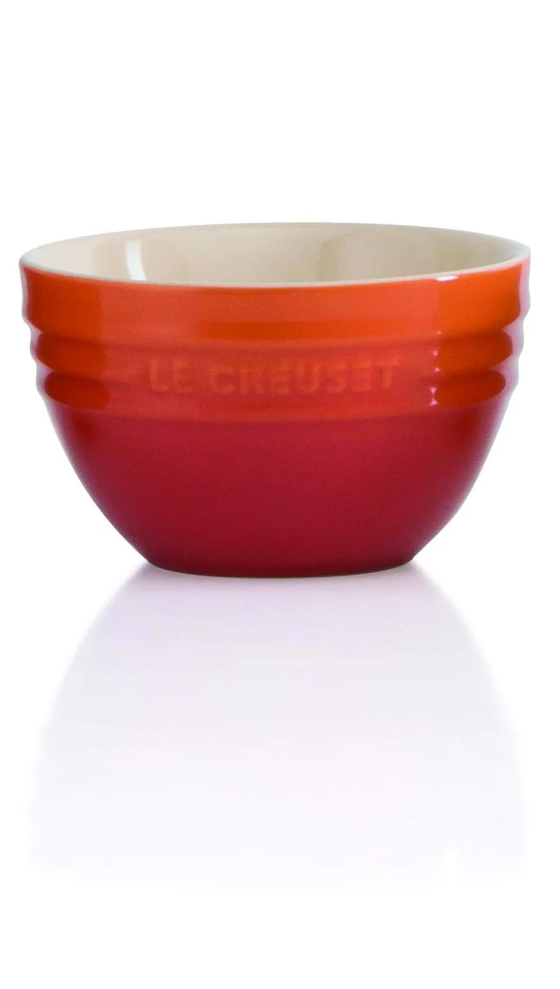 Le Creuset Stoneware Rice Bowl Set 300ml Rainbow Heat and Cold Resistant