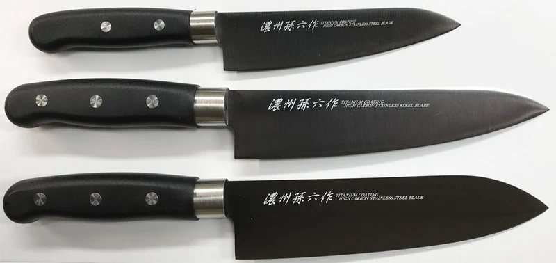 Satake Industry Titanium Coated Hocho Knife Japanese Knives Set