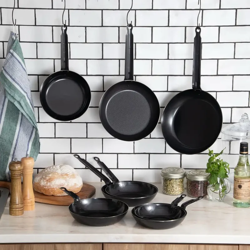 Endo Shoji Tkg Iron Frying Pan 20cm - Durable IH Compatible Even Heat