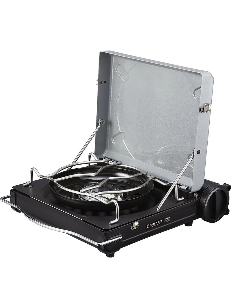 Iwatani Fore Winds Luxe Black Camping Stove FW-LS01-SL Silver Model