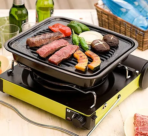 Iwatani Yakiniku Grill CbAYkg Portable Gas Grill with Adjustable Heat