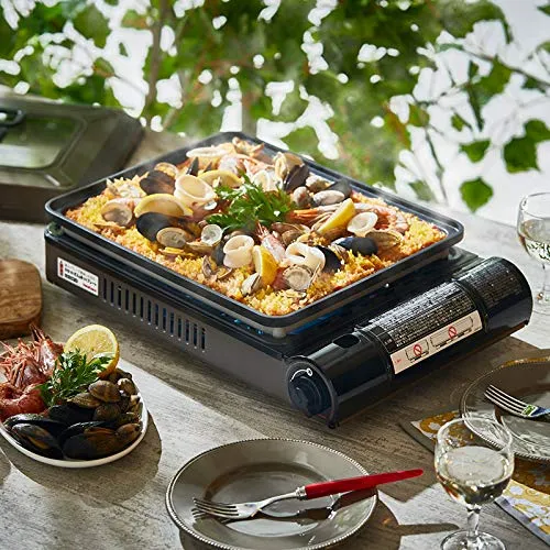 Iwatani Cassette Gas Hot Plate Yakijozusan Alpha Brown Cb-Ghp-A-Br