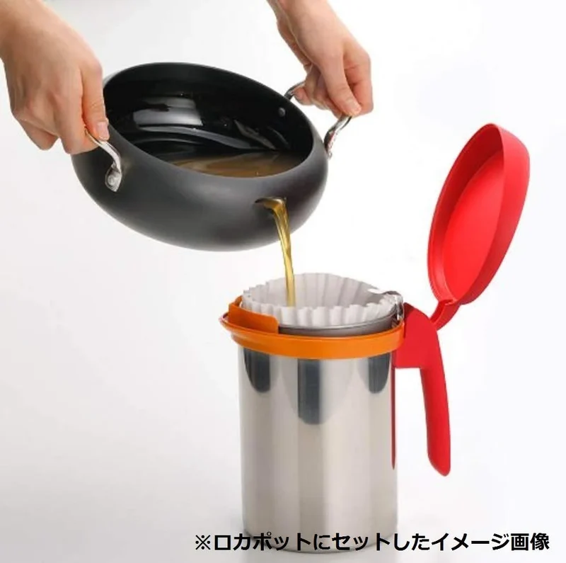 Uchicook Roka Pot Oil Filter Powder Set for Cleaner Cooking