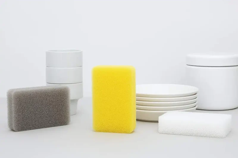 Kamenoko Tawashi Kitchen Sponge Gray Pack of 3 Eco-Friendly Durable Cleaners