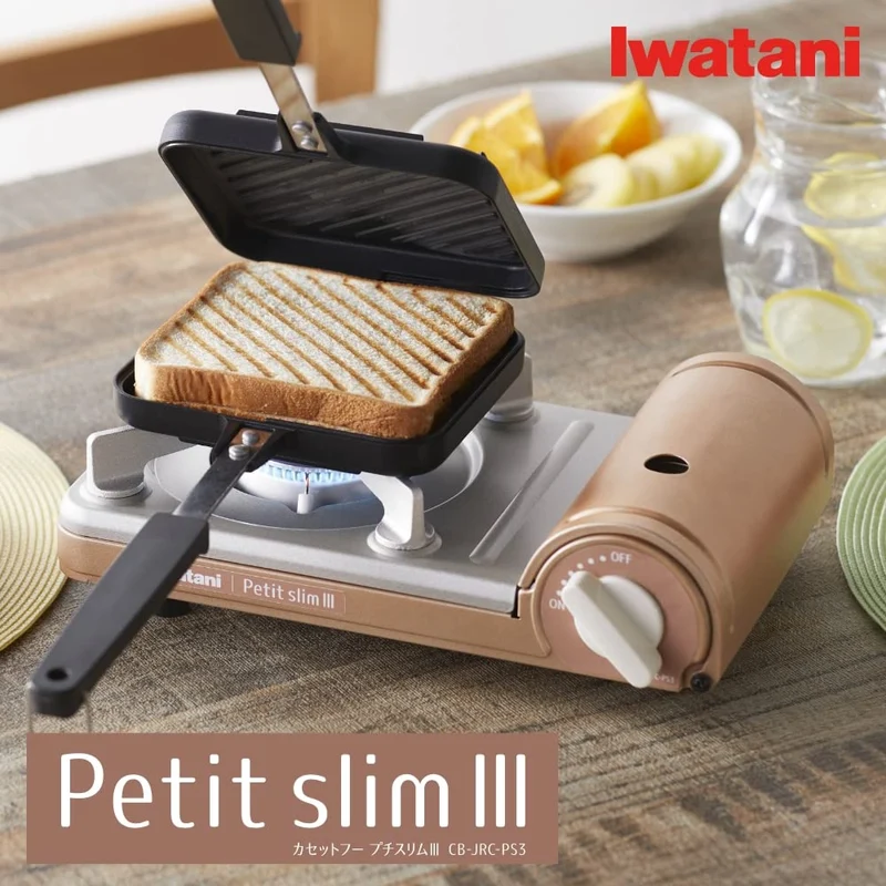 Iwatani Cassette Stove Petit Slim 3 Metallic Coral Portable