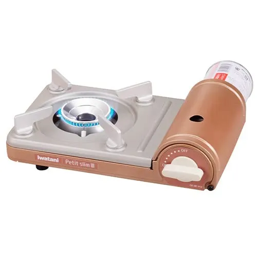 Iwatani Cassette Stove Petit Slim 3 Metallic Coral Portable