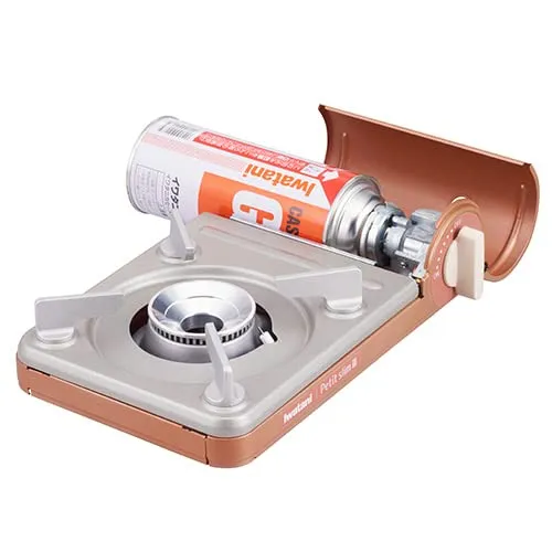 Iwatani Cassette Stove Petit Slim 3 Metallic Coral Portable