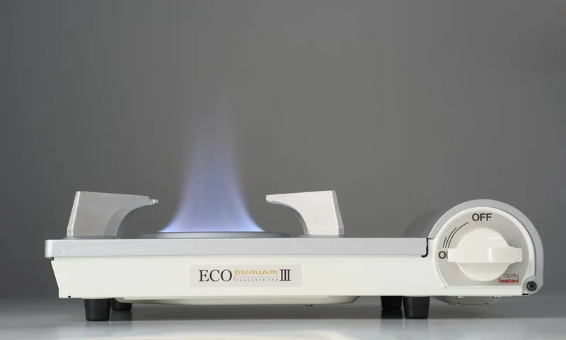 Iwatani Portable Gas Stove CB-EPR-3 Eco Premium III for Camping & Emergencies