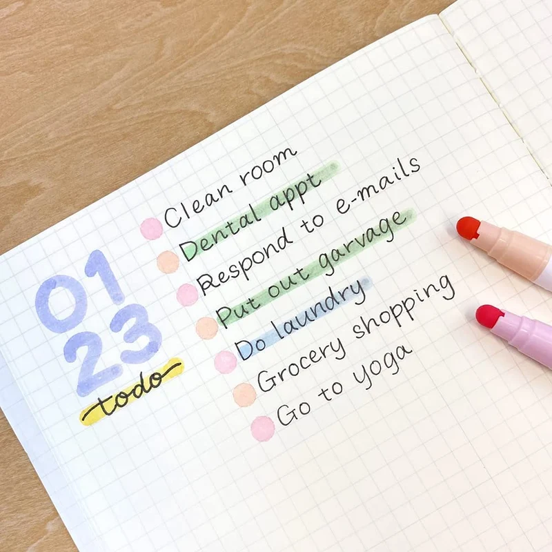 Kuretake Zig Clean Color Dot Set Water-Based Pens TCSD-6100/6V