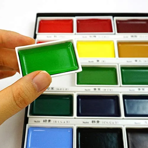 Kuretake Gansai Tambi 24-Color Watercolor Set Mc20/24V